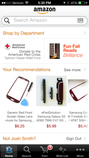 Use the Amazon app to get the fastest access to Amazon's Black Friday deals. 