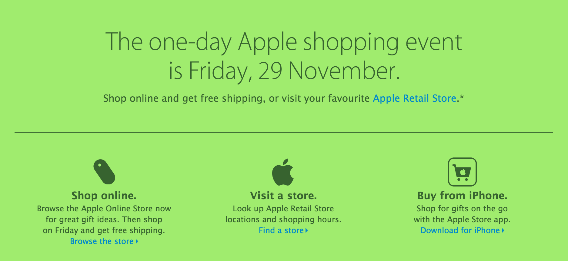 The Apple Black Friday 2013 event is confirmed, but it's not where you'll find the best Black Friday deals.