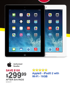 Best Buy iPad 2 Black Friday Deal