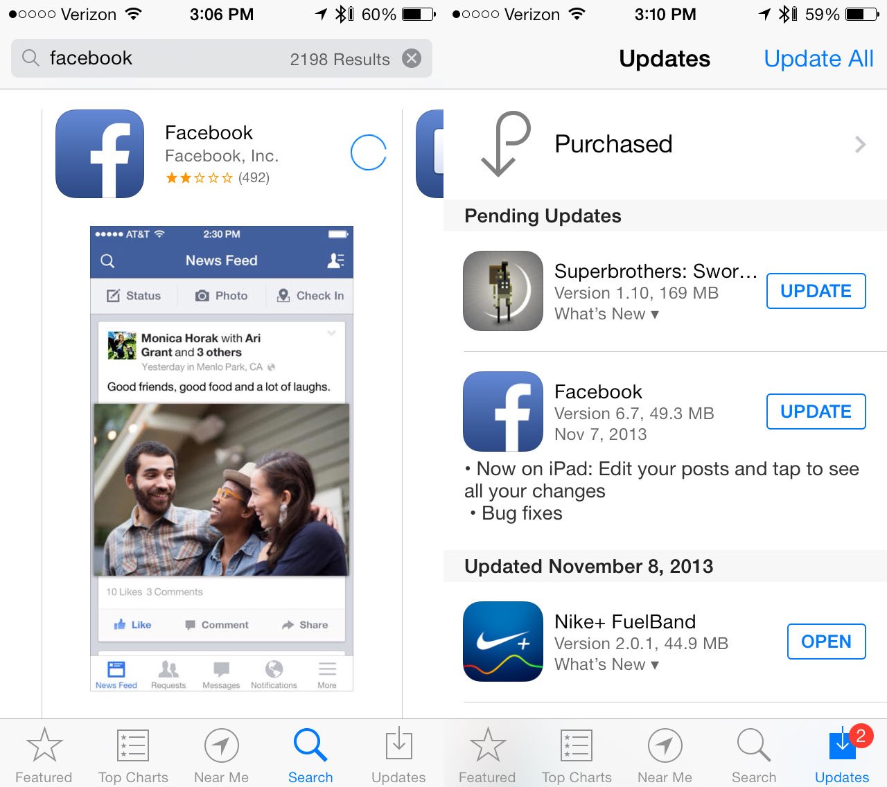 Facebook for iPhone 6.7 is crashing for most users, here's a possible fix.
