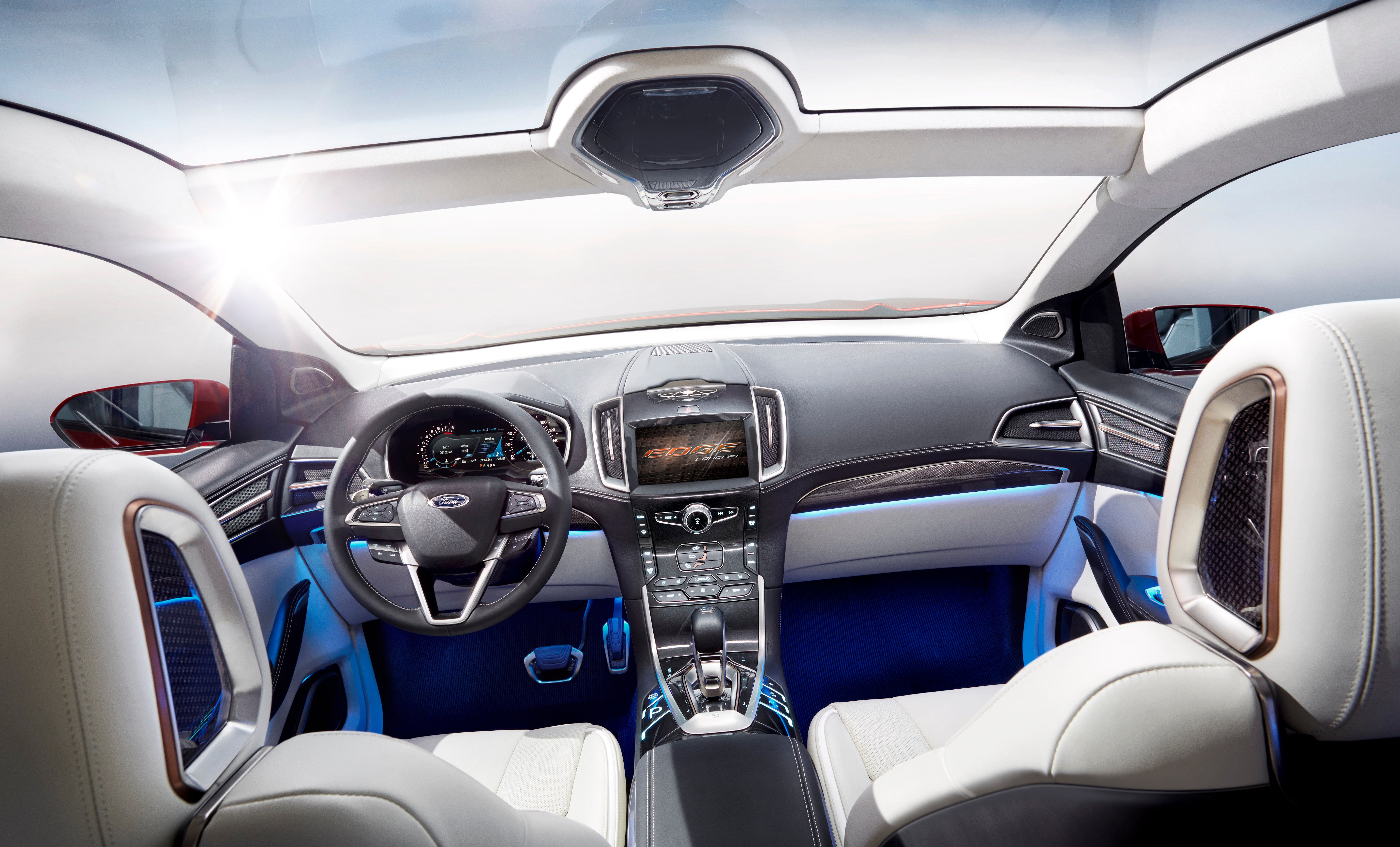 The Ford Edge concept shows the future of a self driving Ford.