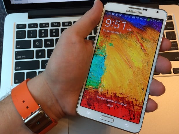 When the Note 3 is in your hand near the Galaxy Gear it can bypass the lock code. 