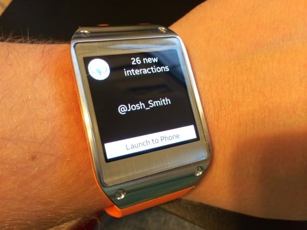 Get more notifications with ATN on the Galaxy Gear.