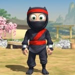 clumsy ninja character