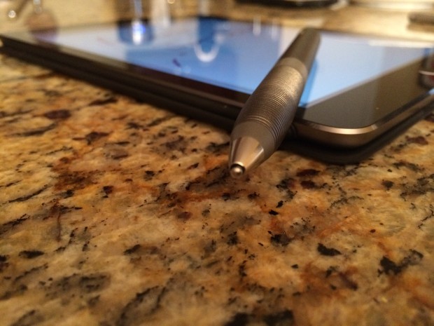 The tip of the Adonit Jot Script Stylus