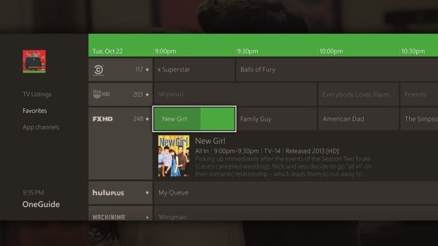 Xbox One's OneGuide only requires an internet connection, users will need a bit more to get its TV functionality fully working.