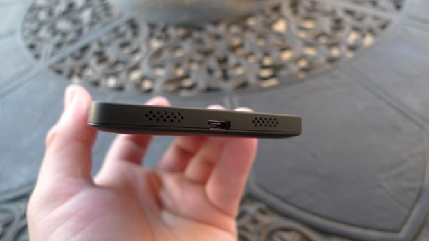 There's only one speaker, and audio quality is sub-par