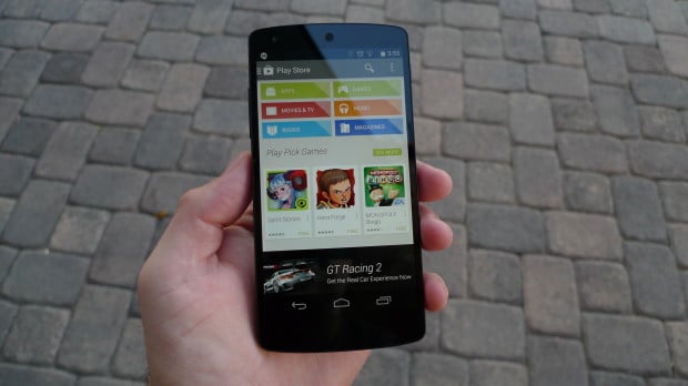 The Nexus 5 has a vibrant 5-inch 1080p HD Display