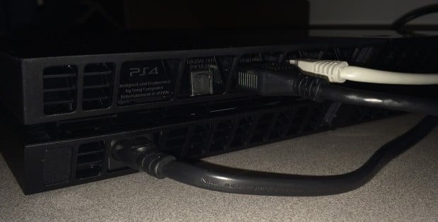 Connect the HDMI and power cable, as well as ethernet if you plan to use it. 