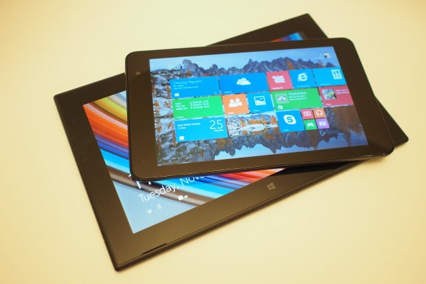 8-inch v. 10.1-inch. The recently reviewed Nokia Lumia 2520 compared to the Dell Venue 8 Pro. 