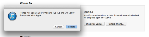 Find an iOS 7.1 beta 1 download and install it without restoring. 