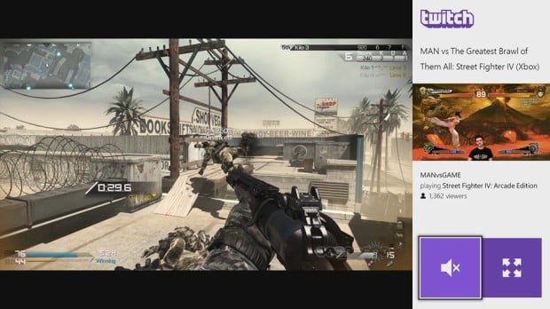 Twitch on the Xbox One. 