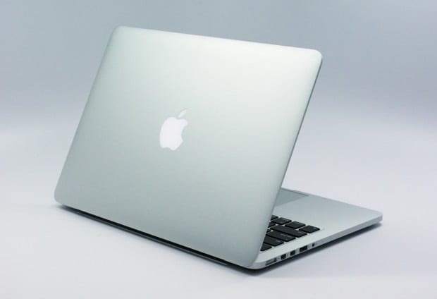 The 13-inch MacBook Pro Retina design is familiar. 