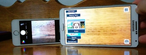 Simply put, the Galaxy Note 3 offers more camera features and modes, many of which we wish Apple would incorporate into the iPhone.