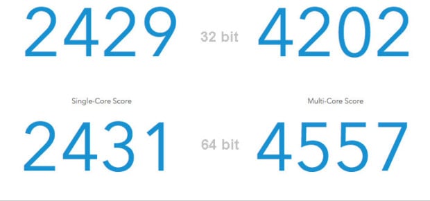 MacBook Air mid-2013 benchmarks.