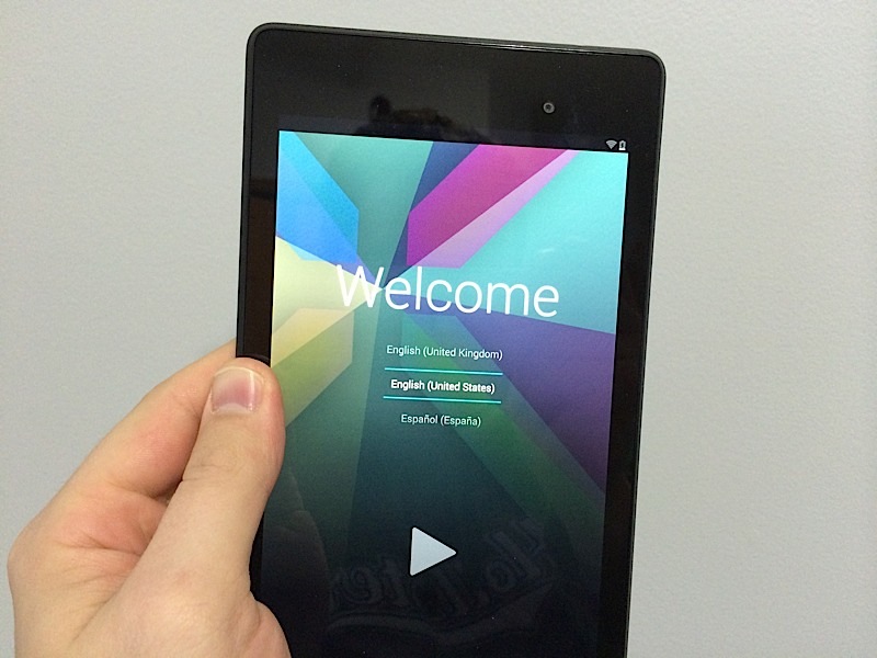 Setup the Nexus 7 in about 15 minutes.