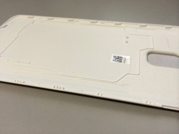 The Galaxy Note 3 uses LDS antenna tech to help slim down the overall phone. The Galaxy S5 back may look similar.  