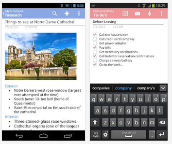 OneNote for android