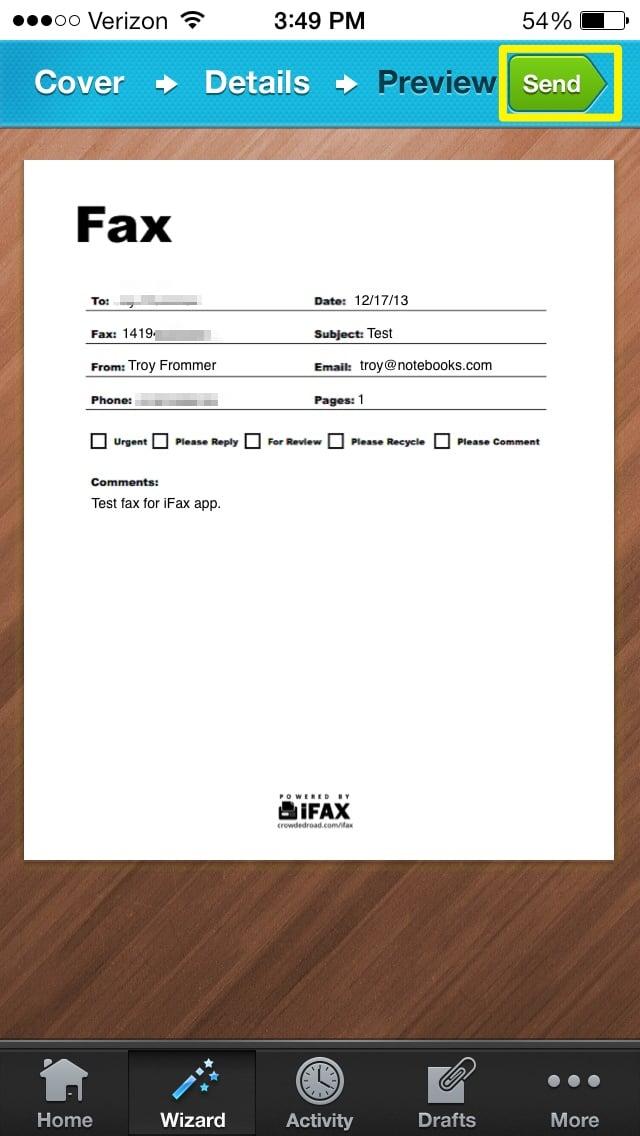Send Fax