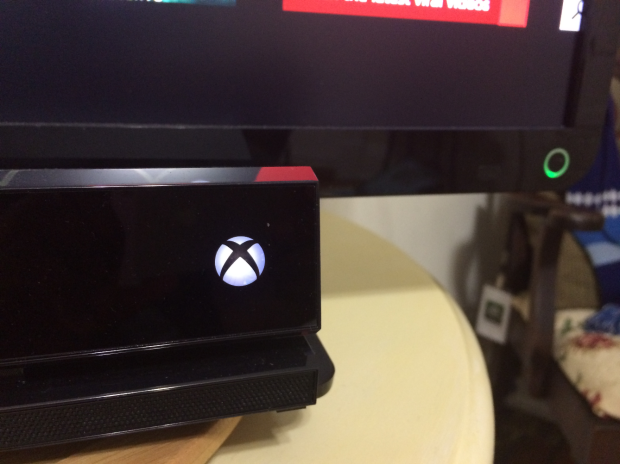 The Xbox One's Kinect sensor can turn your home audio and video equipment on or off.