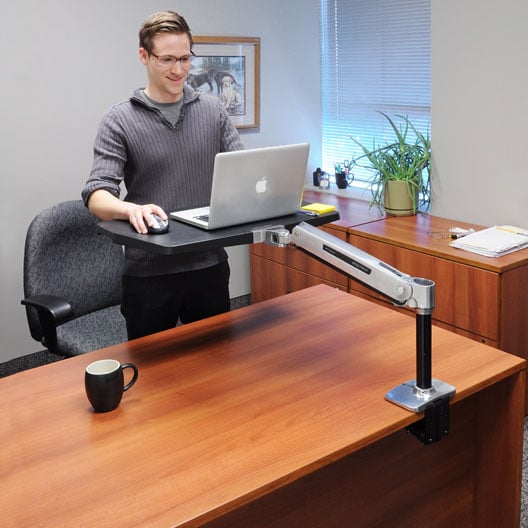 ergotron workfit p sit stand workstation