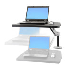 ergotron workfit p sit stand workstation up and down