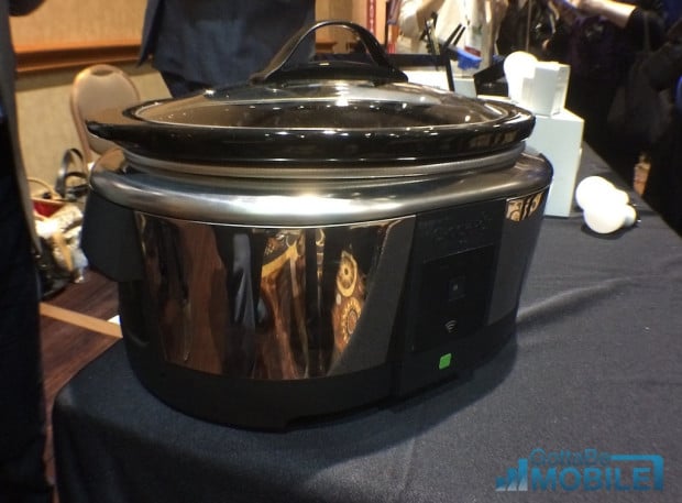 The Belkin WiFi Crock Pot is a WeMo slow cooker that allows iPhone and Android control.