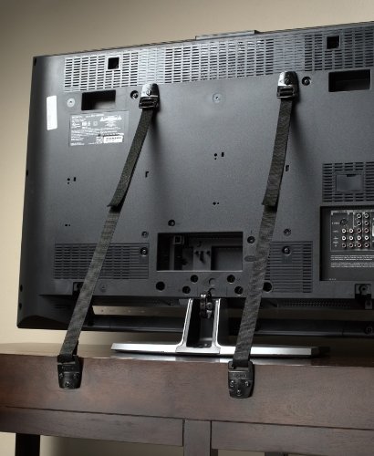 Use HDTV safety straps to prevent a dangerous tip over.