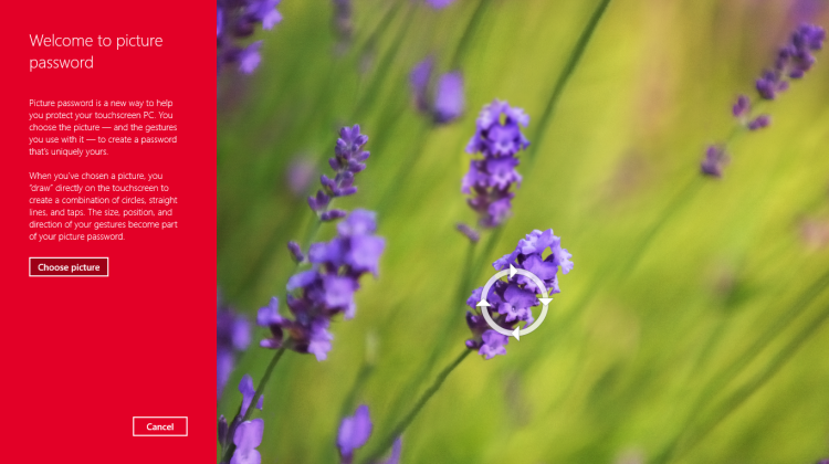 How To Use A Picture As A Password In Windows 8 1