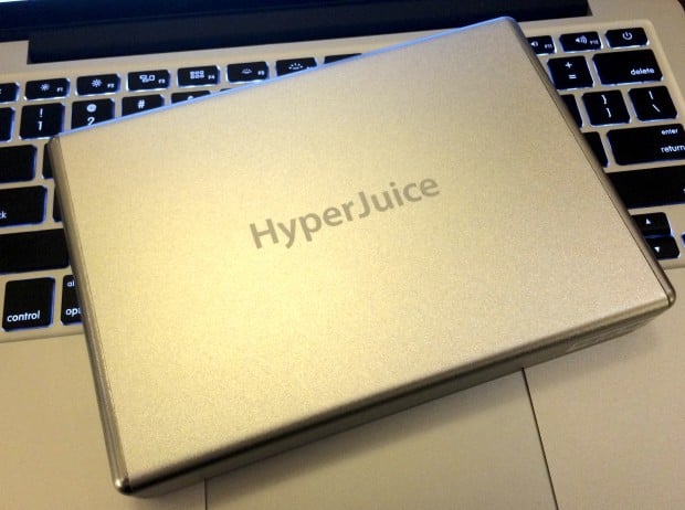 The Hyper Juice is a battery that can charge the Macbook Air & MacBook Pro Retina in my bag.