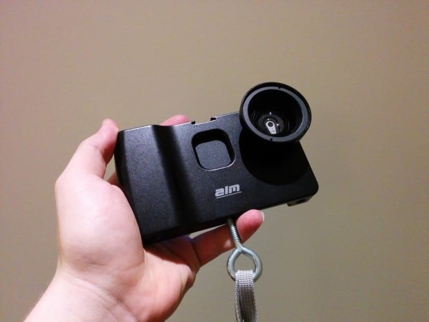 The Wide angle lens and a small boom mic is handy.