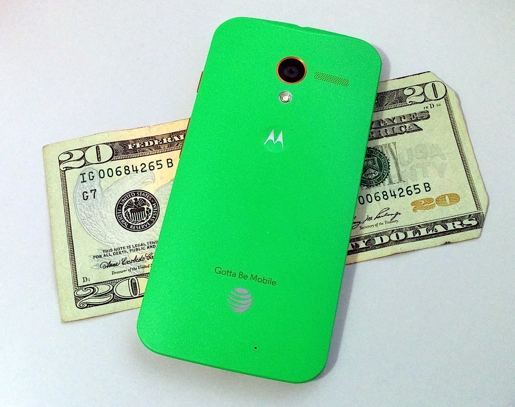 The Moto X off contract price is a win over Apple.