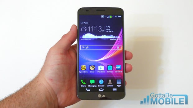 LG's G Flex has a curved display