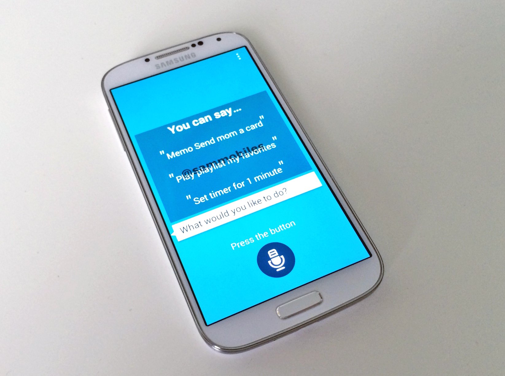 One of several possible Galaxy S5 apps.