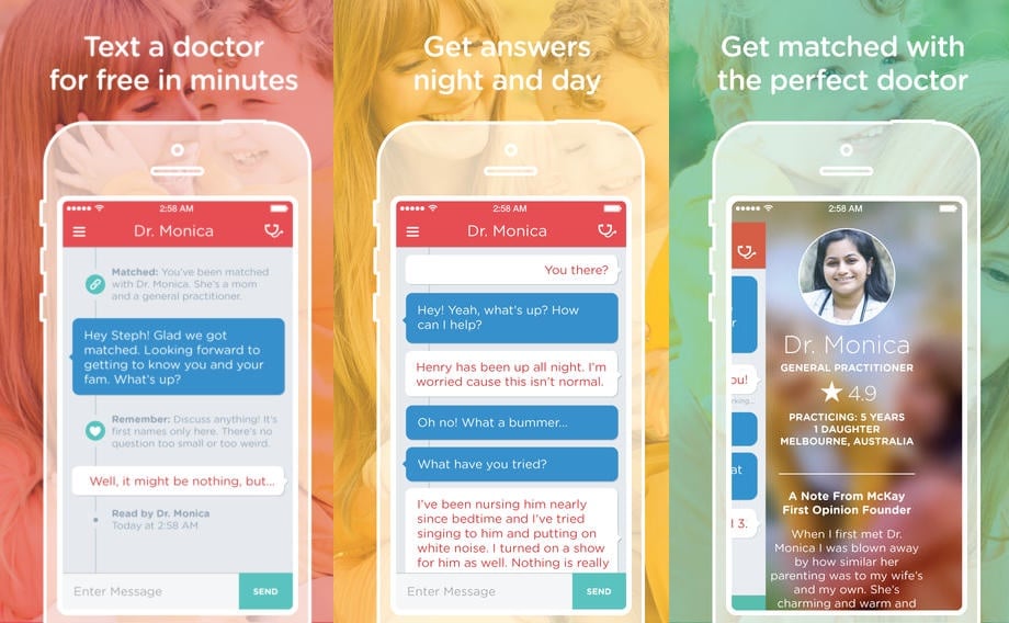 Text a doctor night or day to get medical advice for just $9 a month.