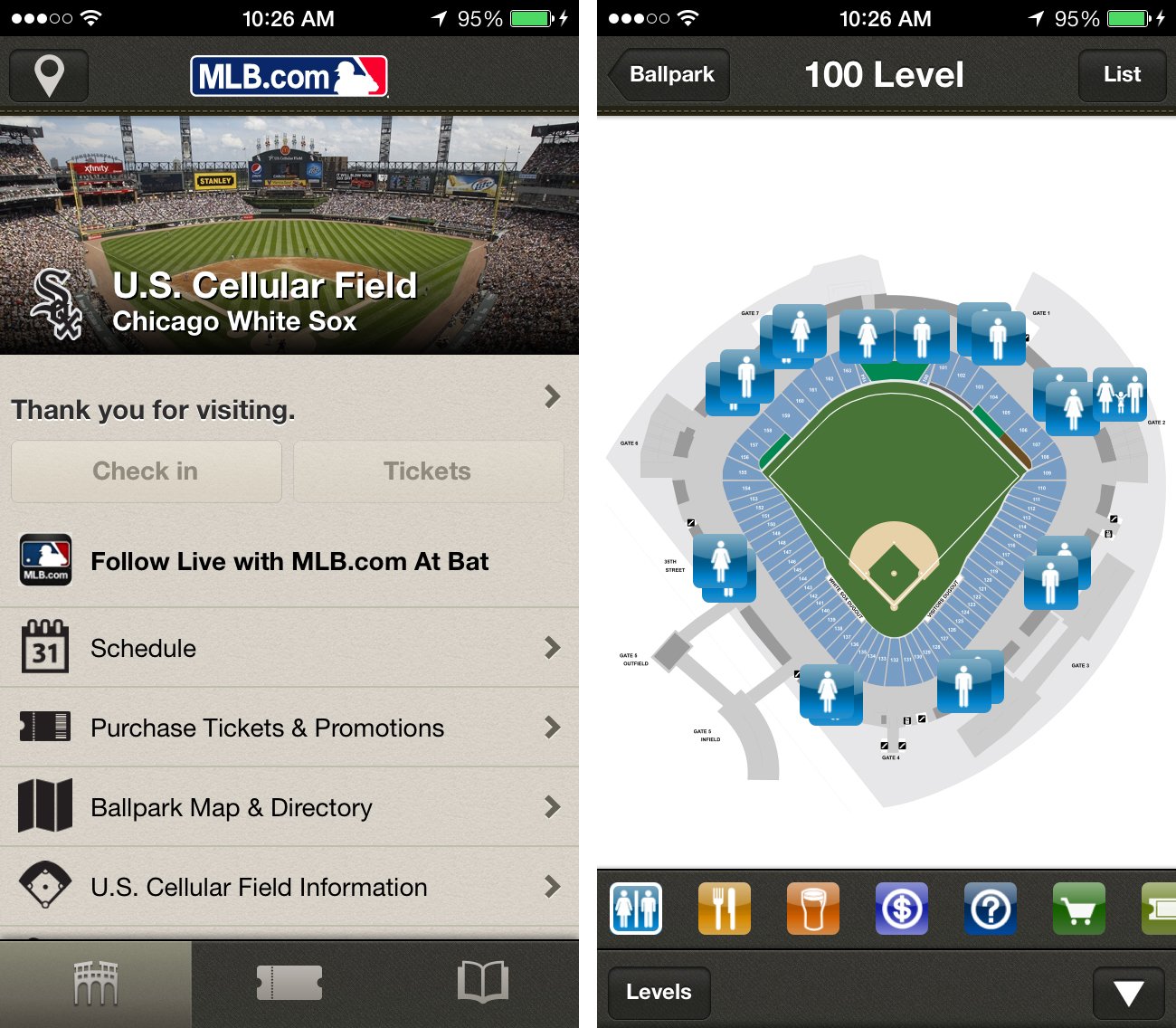 iBeacon at MLB Ballparks