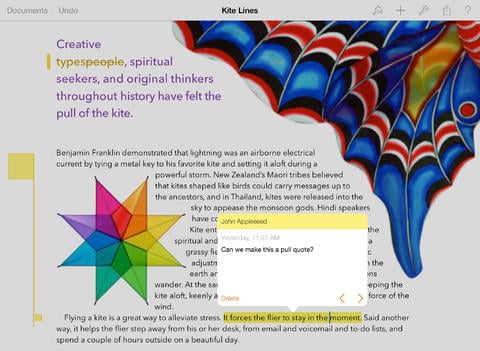 pages on ipad