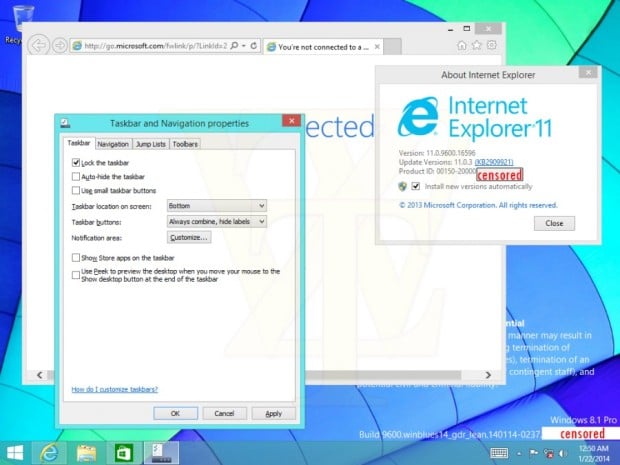 Leaked Windows 8 screenshot shared by Wzascok.