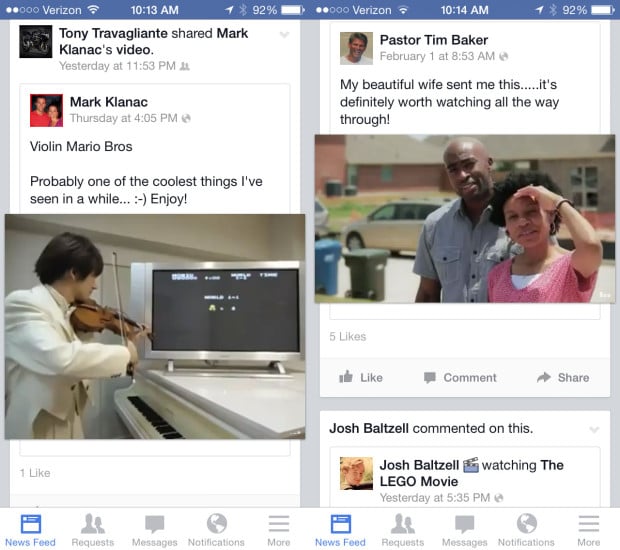 Users complain about Facebook auto play videos showing them videos they don't want to see and using costly data.