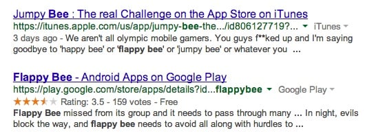 Flappy Bee is now Jumpy Bee on the Apple App Store.
