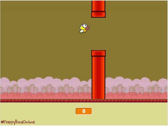 Flappy Bird Online options include one that makes Flappy Bird even harder.