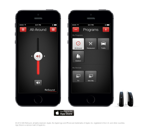ReSound LiNX LN Apple iPhone Hearing aids App