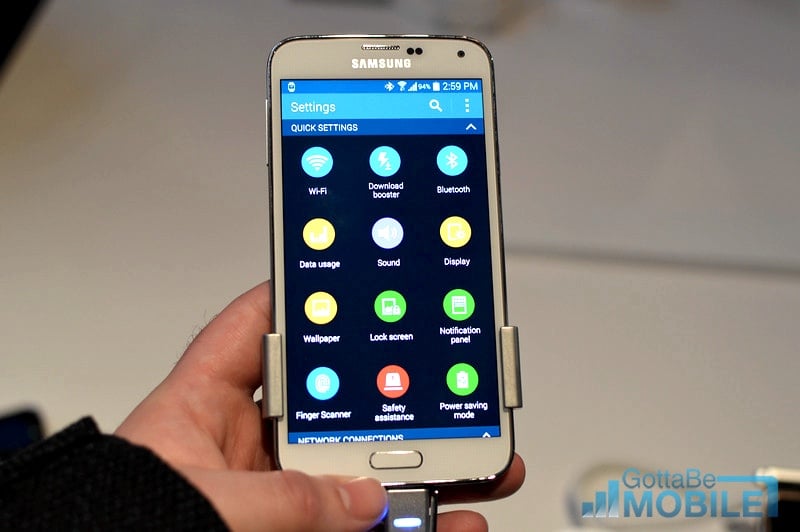 Samsung Galaxy S5 Display - Settings