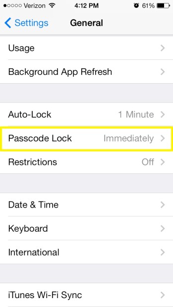 Tap Passcode Lock