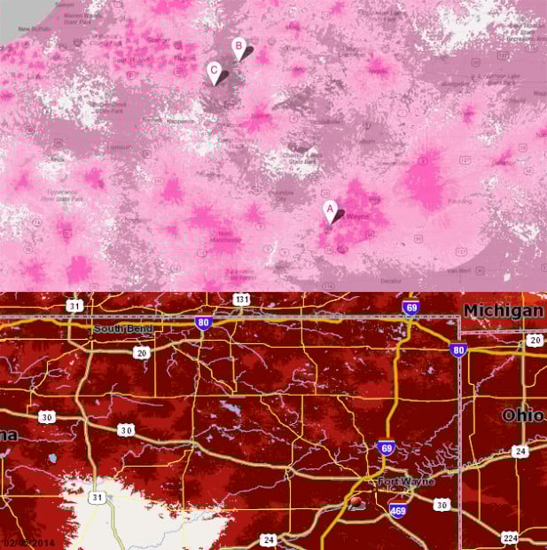 T-Mobile coverage vs. Verizon coverage