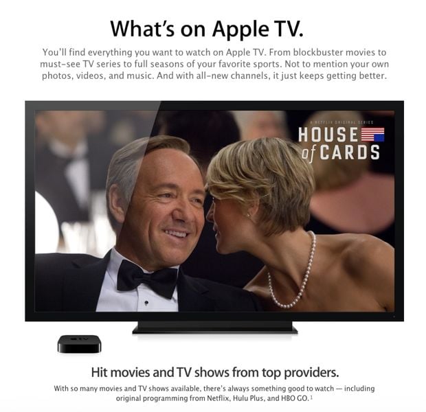 house of cards on apple tv