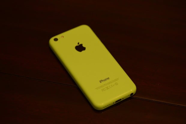 The iPhone 5c design is plastic and it comes in many colors. 