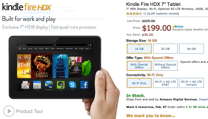Kindle Fire HDX