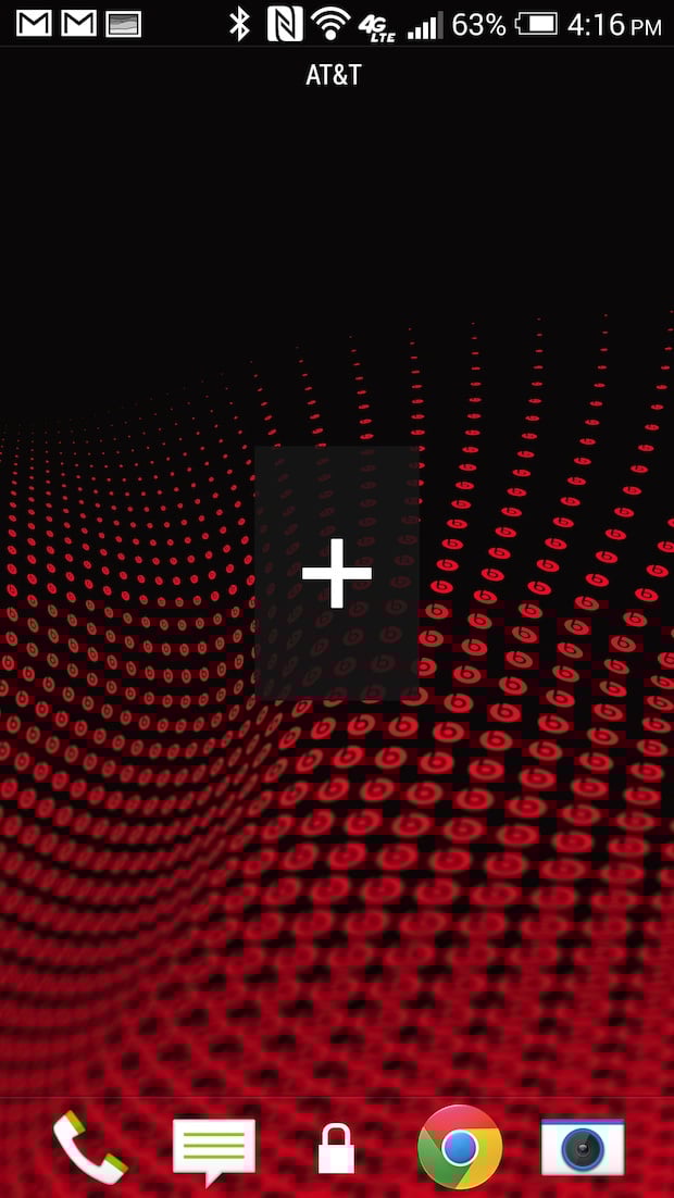 lock screen widgets htc one
