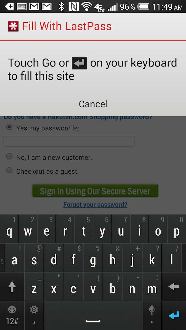 lastpass password manager for android